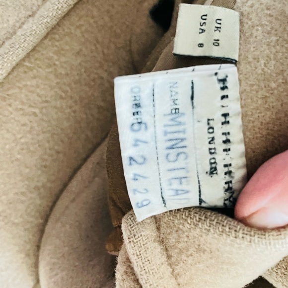 Burberry Wool Toggle Duffel Coat Camel Tan US Size 8 Host pick!⭐️🔥💕 - Picture 7 of 11